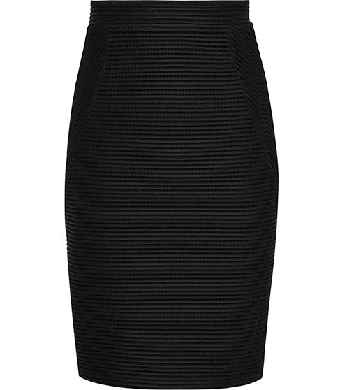 Reiss Di Textured Jersey Skirt