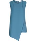 Reiss Christabella - Womens Wrap-front Tank Top In Blue, Size 4