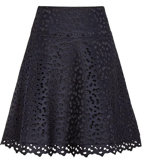 Reiss Mallory Lace A-line Skirt