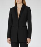 Reiss Rockie Jacket - Womens Tux Jacket In Black, Size 4