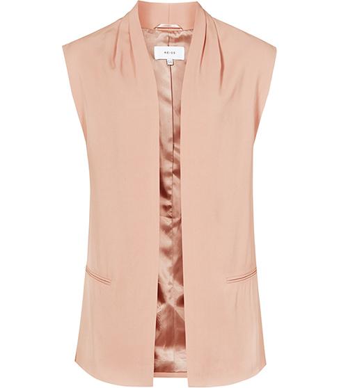 Reiss Gita Gilet Open-front Gilet