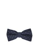 Reiss Monty - Mens Polka Dot Bow Tie In Blue, Size One Size