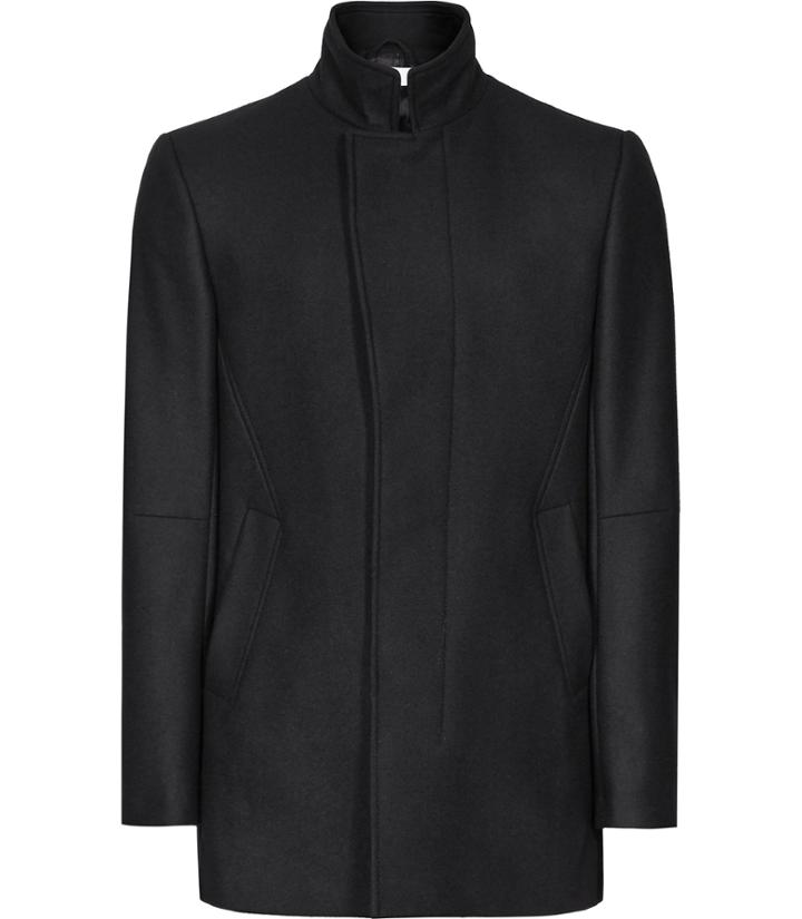 Reiss Langham - Mens Wool Blend Jacket In Blue, Size Xs