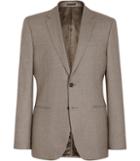 Reiss Tuscan B - Modern-fit Wool Blazer In Brown, Mens, Size 34