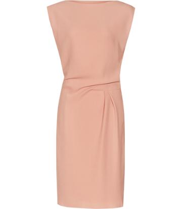 Reiss Kier - Womens Pleat-detail Dress In Pink, Size 6