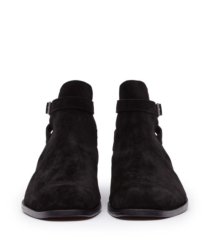 Reiss Keeper - Mens Suede Jodphur Boots In Black, Size 8