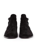 Reiss Keeper - Mens Suede Jodphur Boots In Black, Size 8