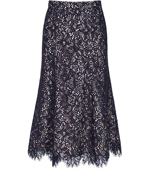 Reiss Opal Lace Midi Skirt