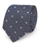 Reiss Ketter - Mens Silk Polka Dot Tie In Blue, Size One Size