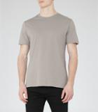 Reiss Bless - Mens Crew-neck T-shirt In Brown, Size Xs