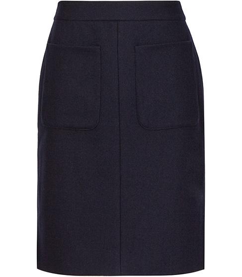 Reiss Pheonix Wool-effect Skirt