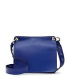 Reiss Melbourne - Womens Dual-compartment Cross-body Bag In Blue
