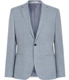 Reiss Elliot - Mens Hopsack Weave Blazer In Grey, Size 38