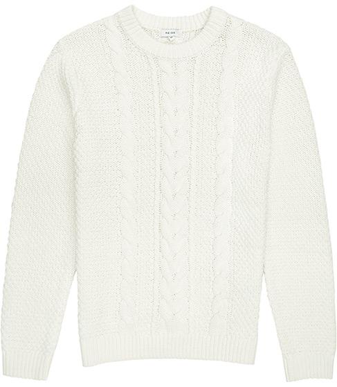 Reiss Deck Cable Knit Jumper