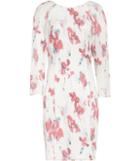 Reiss Kami - Womens Printed Long-sleeved Dress In Cream, Size 4