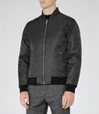 Reiss Lawrence - Mens Bomber Jacket In Black, Size S