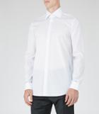 Reiss Wyoming - Mens Fine Stripe Shirt In White, Size Xs