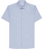 Reiss Redmayne - Mens Cotton Short Sleeve Shirt In Blue, Size S