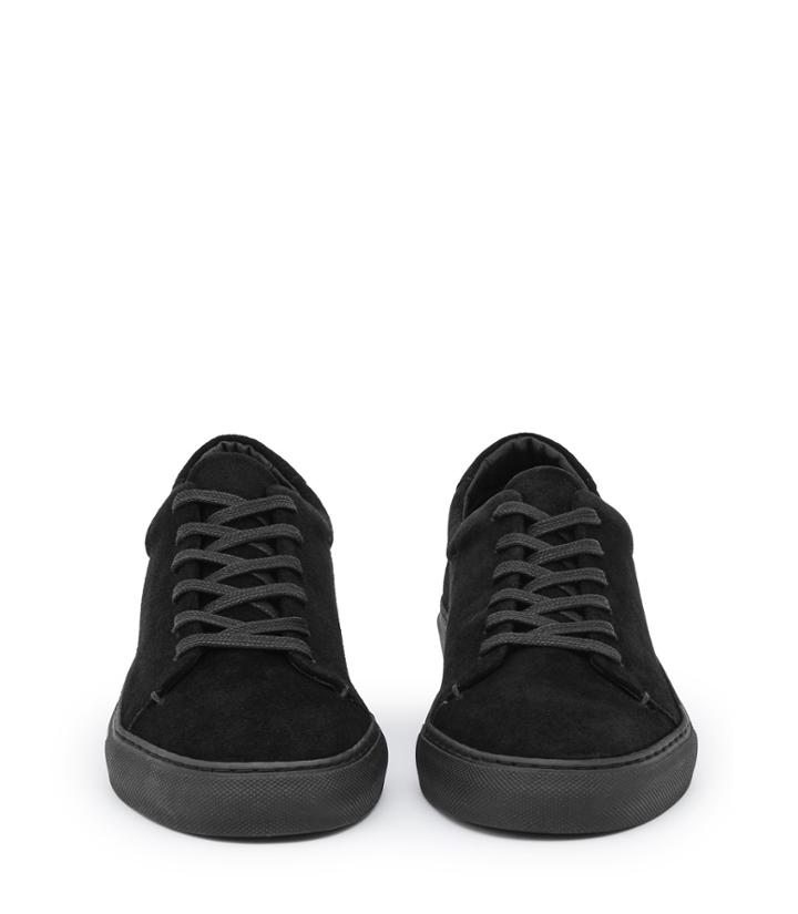 Reiss Darma - Mens Suede Sneakers In Black, Size 7
