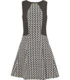 Reiss Eliza Textured Print Dress