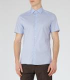 Reiss Redmayne - Short Sleeve Shirt In Blue, Mens, Size S