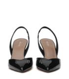 Reiss Millie - Patent-leather Slingback Shoes In Black, Womens, Size 7
