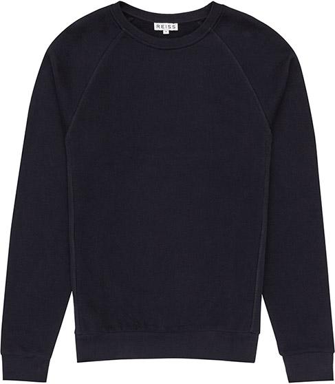 Reiss Forge Stitch Panel Sweatshirt