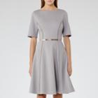 Reiss Tianna - Womens Fit And Flare Dress In Blue