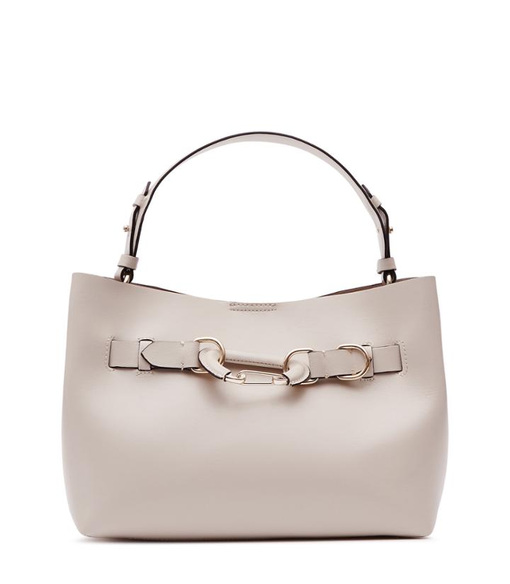 Reiss Bleecker Small - Womens Leather Mini Bag In White