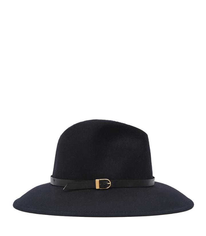 Reiss Patty - Womens Felt Fedora In Blue, Size S/m