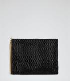 Reiss Cindy - Womens Beaded Clutch Bag In Black, Size One Size