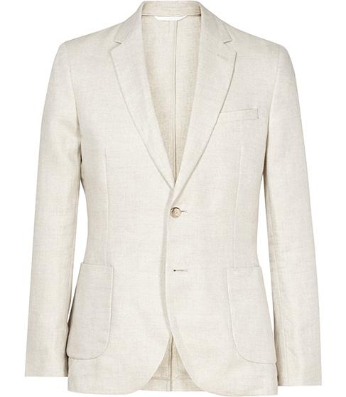 Reiss Ample B Linen Blazer