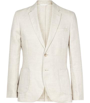 Reiss Ample B Linen Blazer
