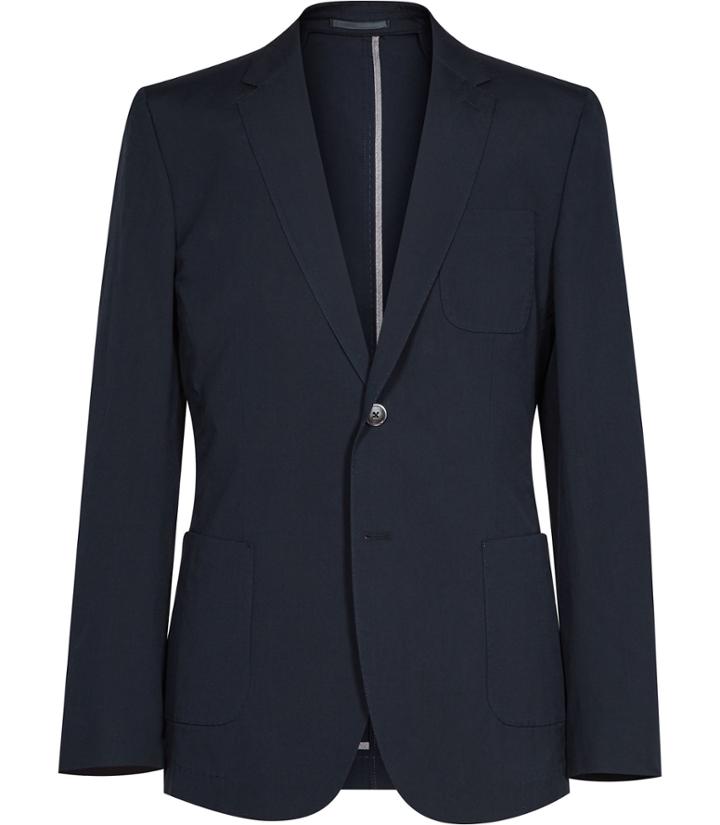 Reiss Proud B - Mens Patch Pocket Blazer In Blue, Size 36