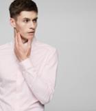 Reiss Control - Slim Cotton Shirt In Pink, Mens, Size S