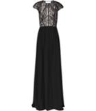 Reiss Eliza - Womens Lace-top Maxi Dress In Black, Size 4