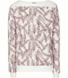 Reiss Palma Quilted Palm Print Jumper