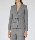 Reiss Storm Jacket - Womens Double-breasted Blazer In White, Size 6