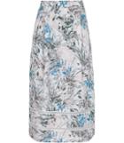 Reiss Rennie - Womens A-line Midi Skirt In Blue, Size 4