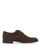 Reiss Porter - Mens Suede Derby Shoes In Brown, Size 7