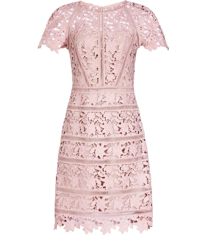 Reiss Orchid - Womens Lace Dress In Red, Size 4