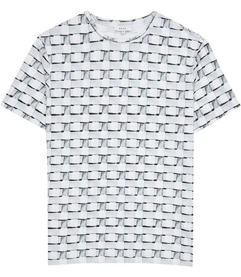 Reiss Base Printed T-shirt