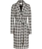 Reiss Rowan - Womens Textured Checked Coat In Black, Size 4