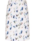 Reiss Nelly - Womens Printed Skirt In Blue, Size 4