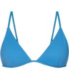 Reiss Gisele T - Womens Triangle Bikini Top In Blue, Size Xs