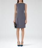 Reiss Aster - Pleat-front Dress In White, Womens, Size 2