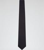 Reiss Alfie - Mens Textured Silk Tie In Blue, Size One Size