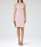 Reiss River - Ruffle-detail Dress In Pink, Womens, Size 0