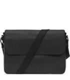 Reiss Morten - Mens Leather Messenger Bag In Black, Size One Size