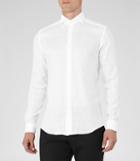 Reiss Perdie - Mens Linen Shirt In White, Size Xs